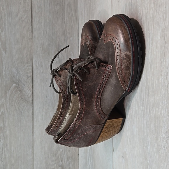 Jambu Women "Like New " San fran Ankle Distressed Leather Boots shoes sz 9 - Picture 1 of 12